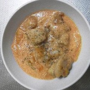 鶏肉のさっぱりクリームソース★ケチャップ